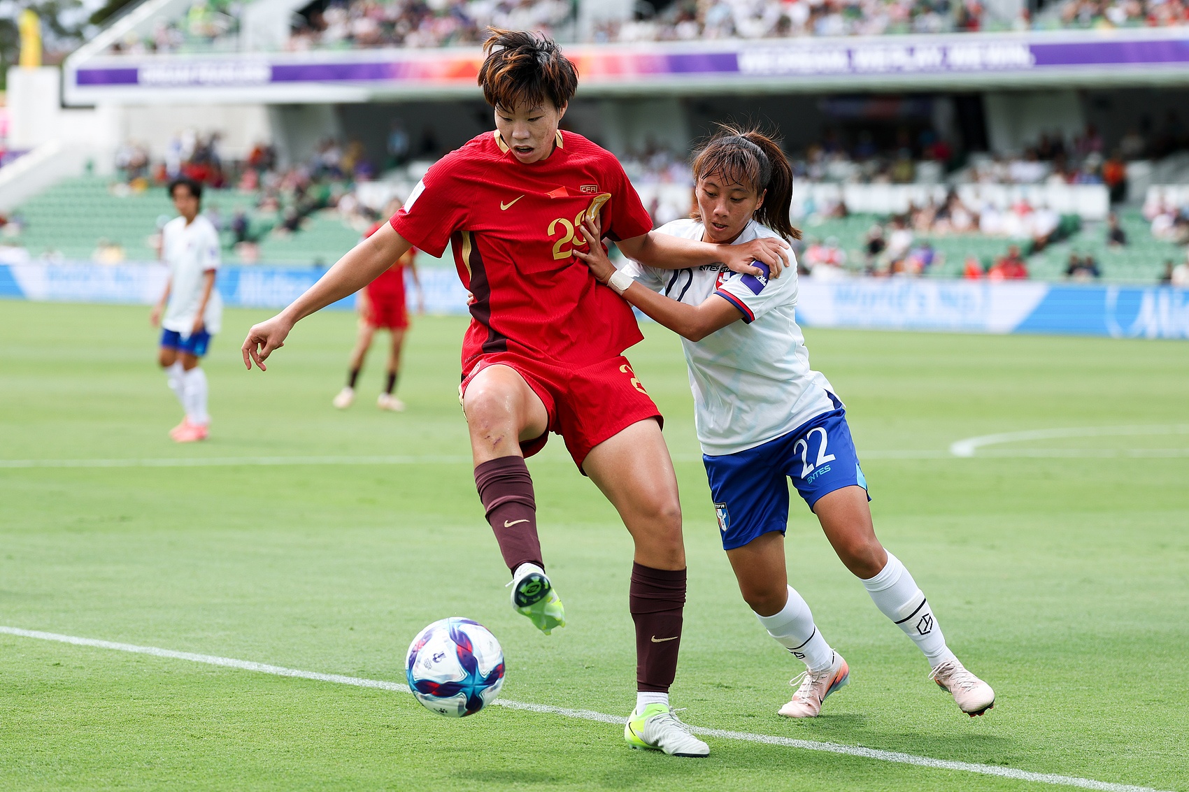 女足亚洲杯淘汰赛最佳进球候选：邵子钦进球在列，日澳韩各两球